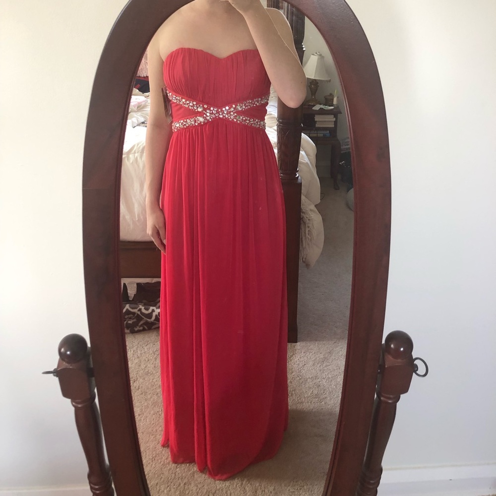 Strapless Prom Dress